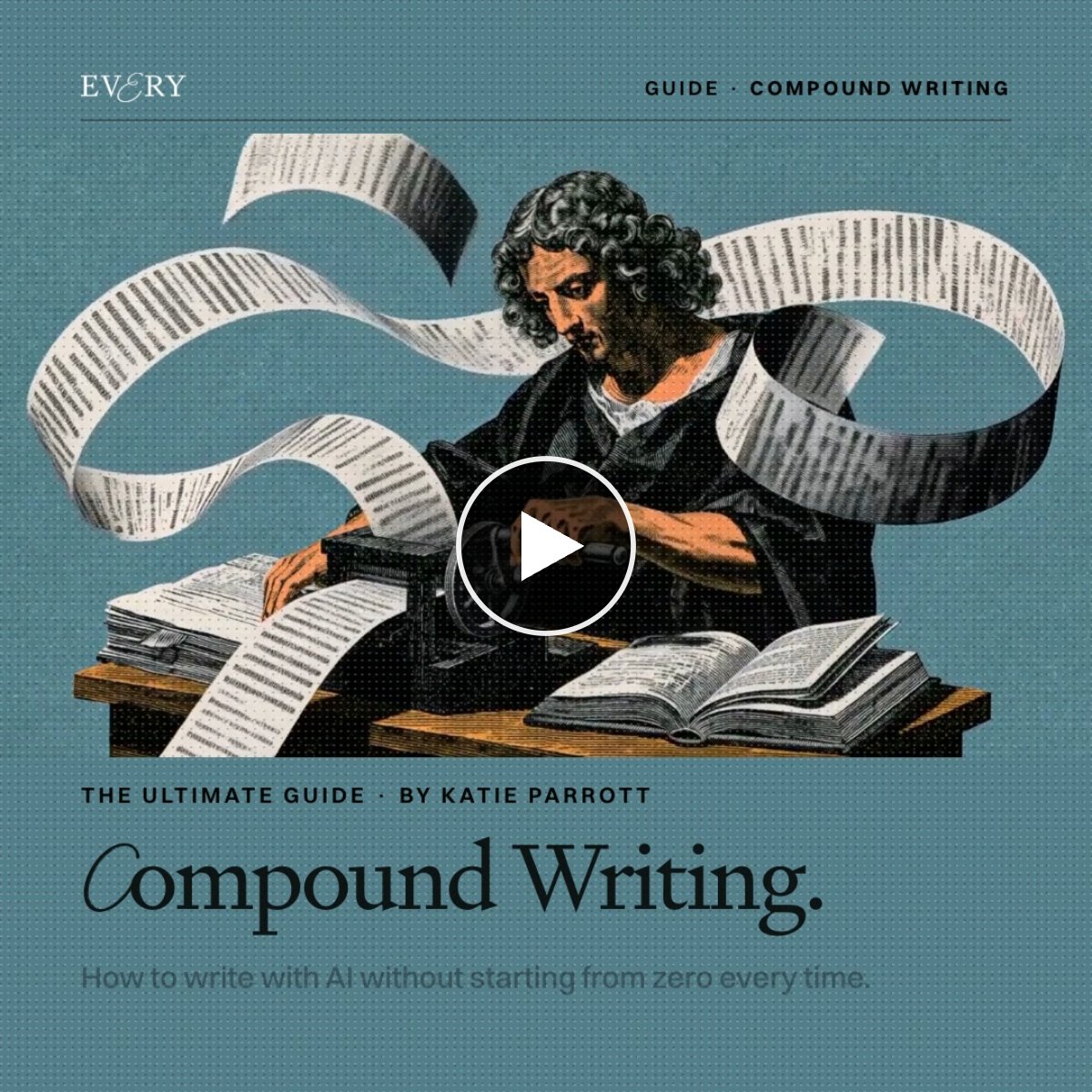 Play video: Becky Isjwara's animation built from the Compound Writing cover image. (Video courtesy Becky Isjwara.)