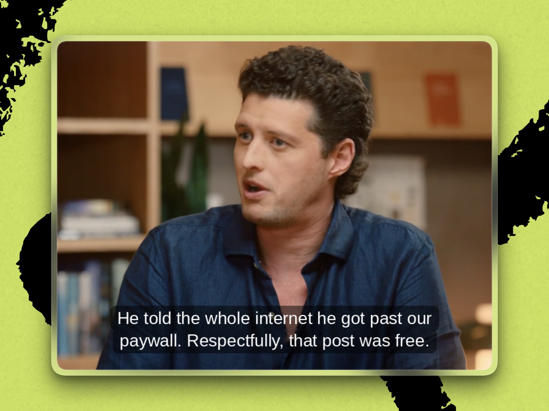 Dan asked the Every agent for “a willie meme about the situation.” (Screenshot courtesy of the Every Agent.)