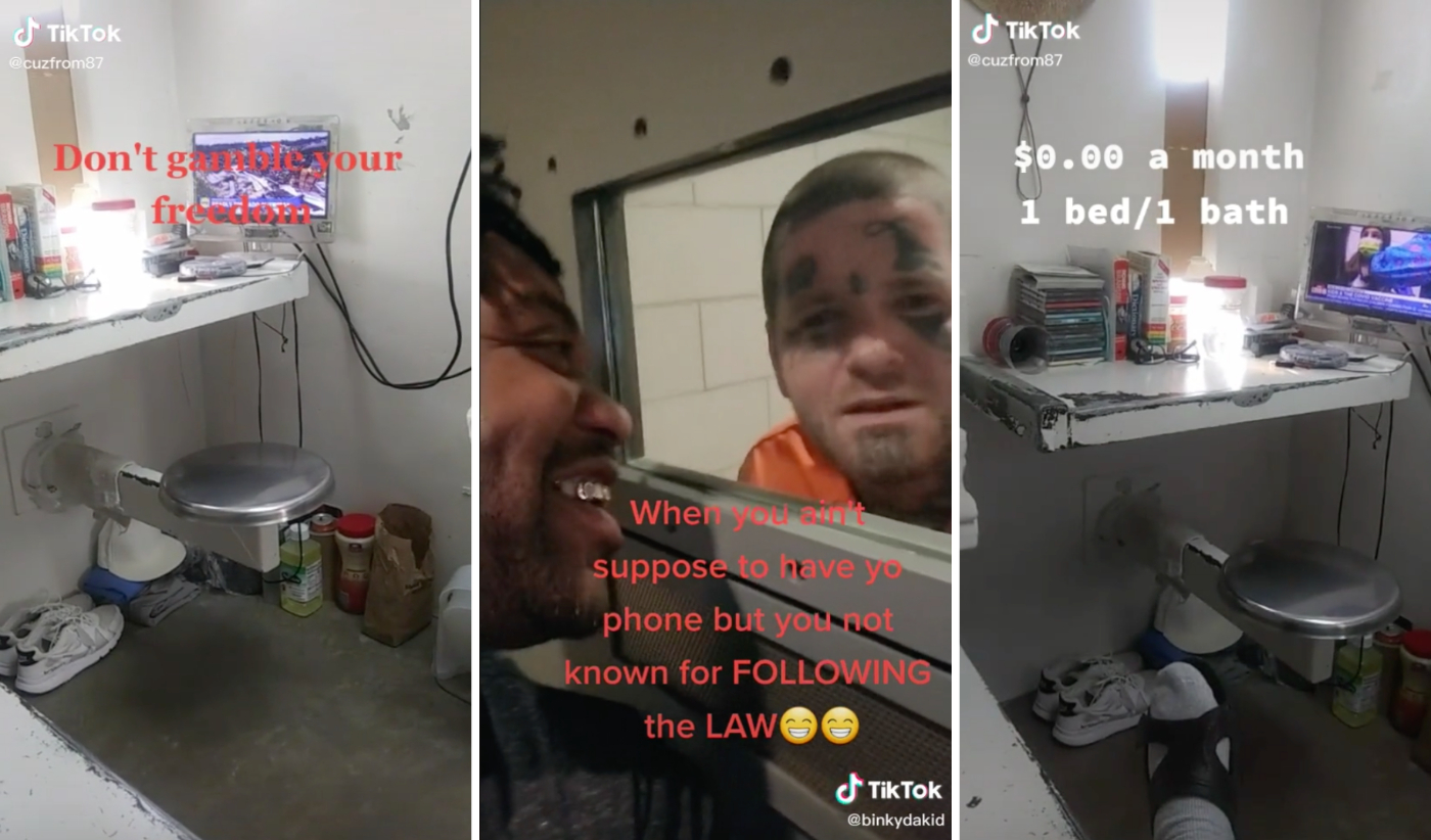 collect call from jail prank tiktok