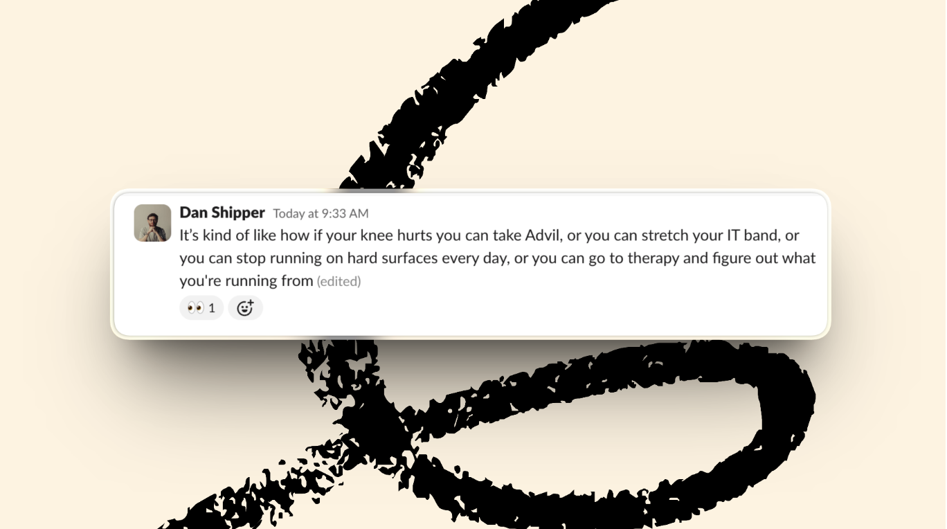 Better models open up a dizzying number of approaches to solving a problem. (Image courtesy of Slack/Dan Shipper.)