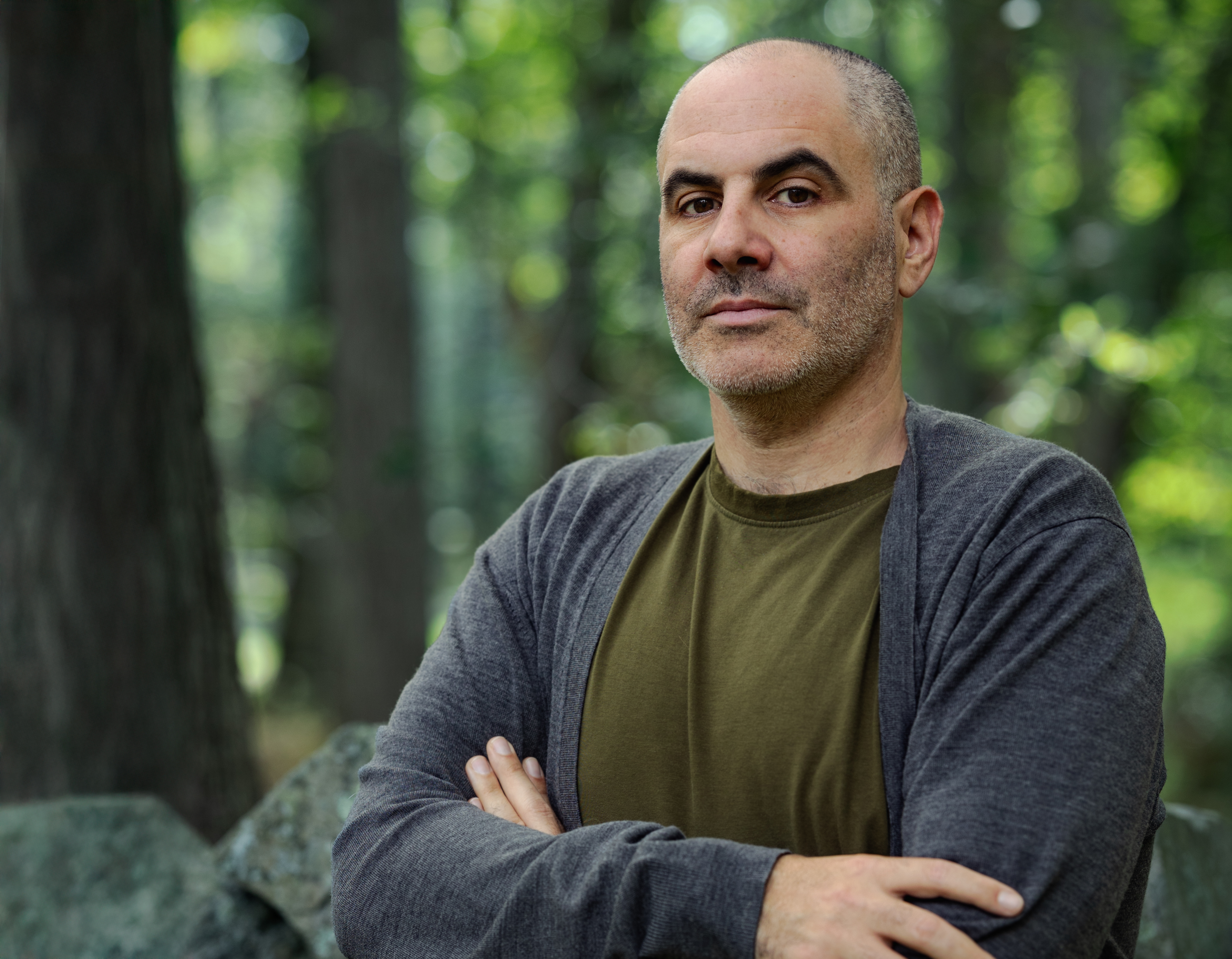 Serial entrepreneur Noah Brier uses Claude Code as a second brain for knowledge work. (Photo courtesy of Sarah Jay Halliday for Every.)