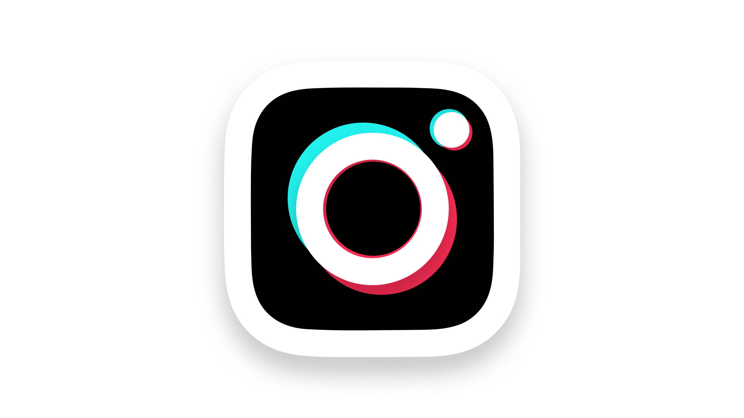 logo instagram noir